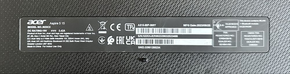 Ноутбук acer.