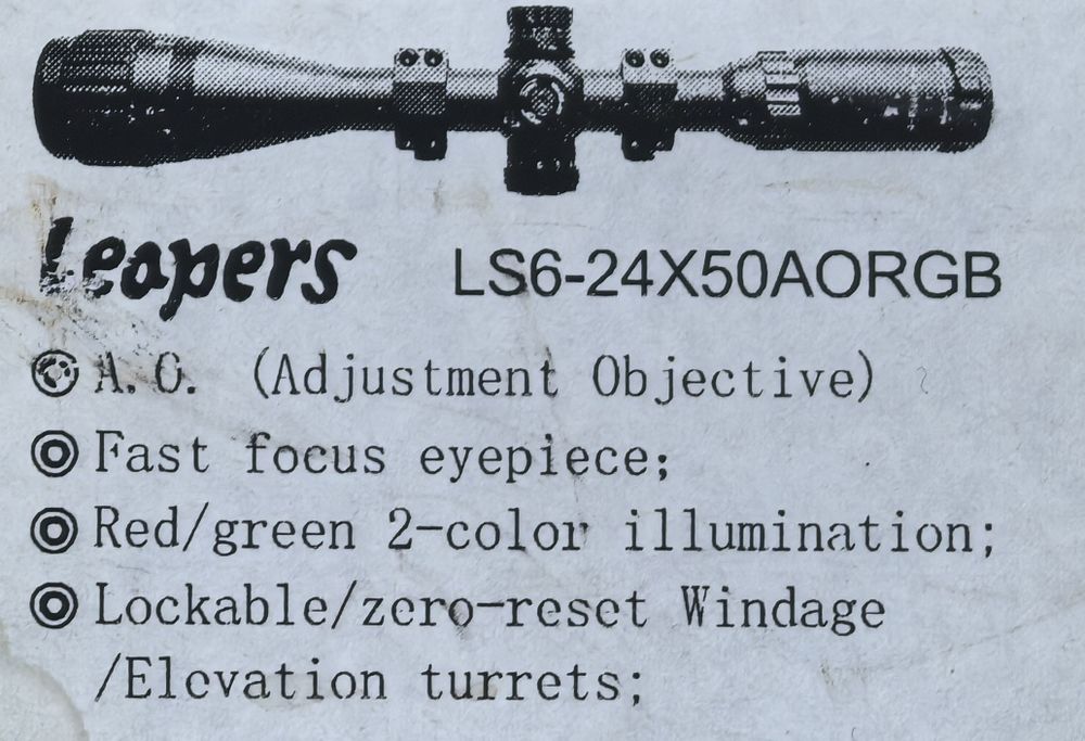 UTG Leapers LS 6-24x50 AORGB оптика за пушка