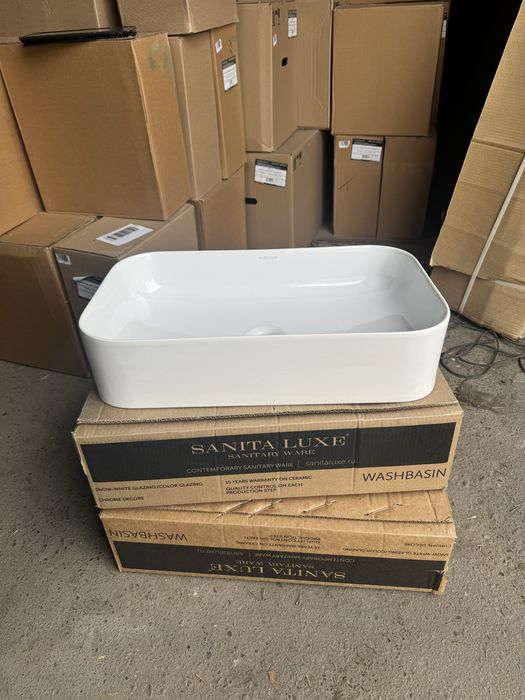 Sanita Накладная раковинa.Товар из первых рук, произведено в России.