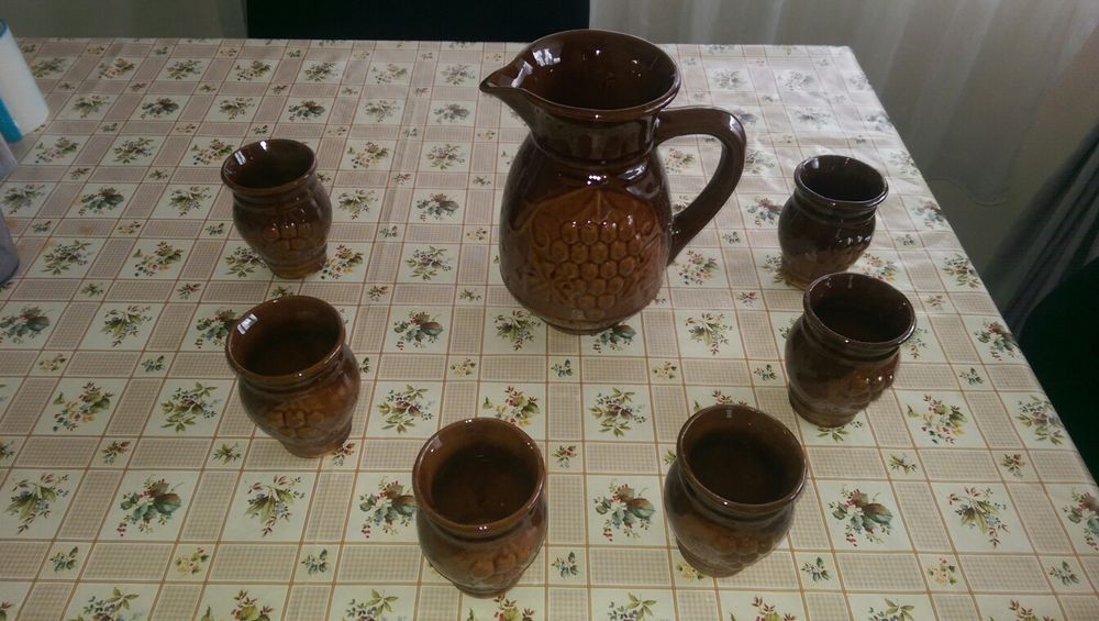 Керамичен комплект за вино