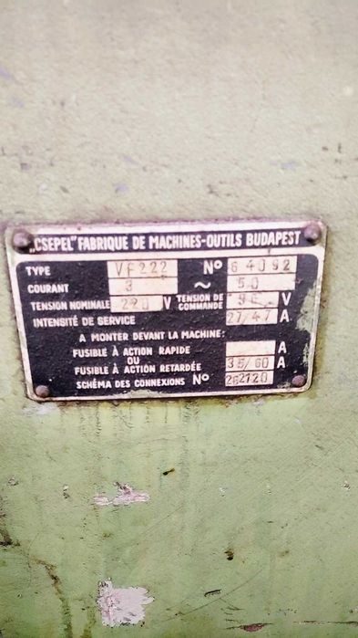 Фреза CSEPEL VF222