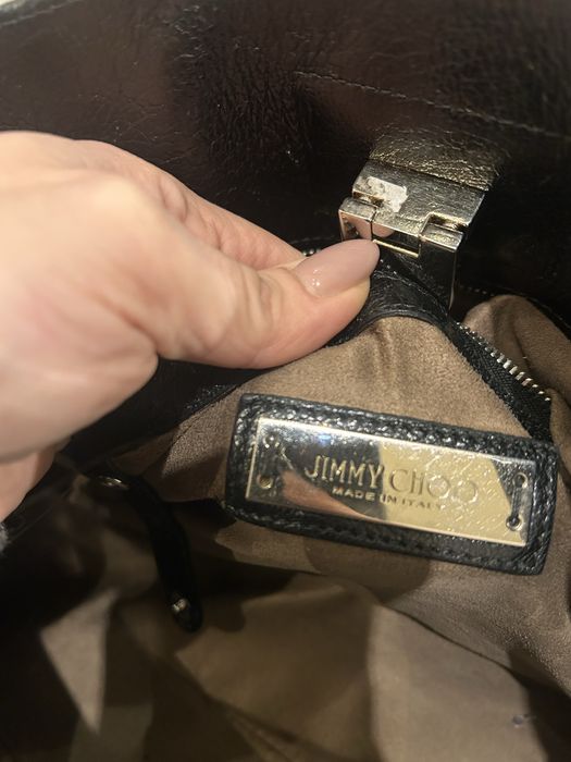 Jimmy Choo Riley кожена чанта оригинал