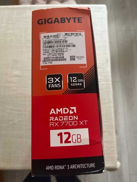 AMD Radeon Gigabyte RX 7700 TX