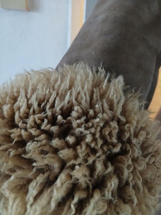 Дамски кожух от естествена кожа