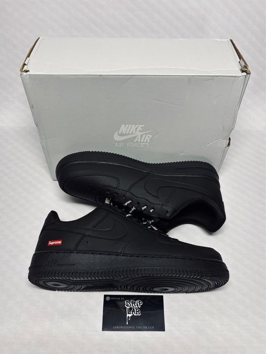 Nike air force one supreme alb si negru