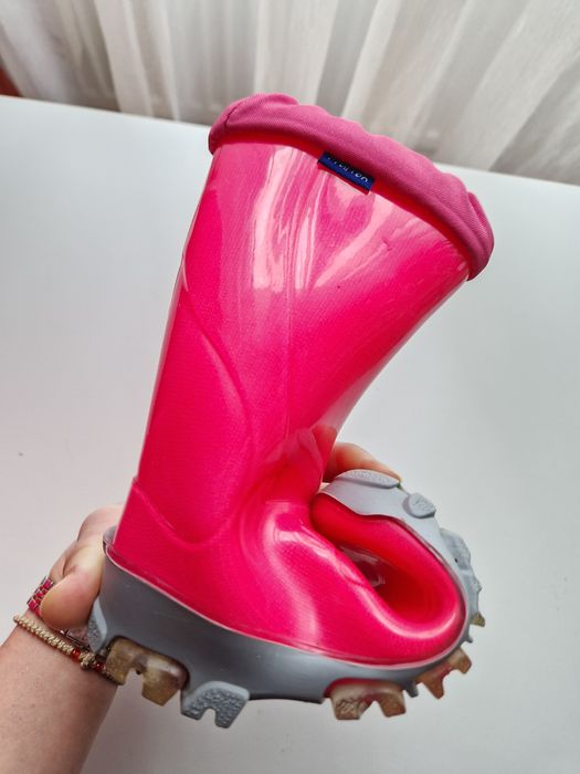 Cizme de ploaie, copii, fete, roz, 25-26, Muflon