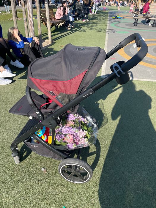 Количка Cybex  Balios S Lux Ferrari black+столче за кола Cybex Ferrari