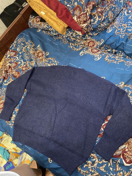 Темно синяя кофта женская