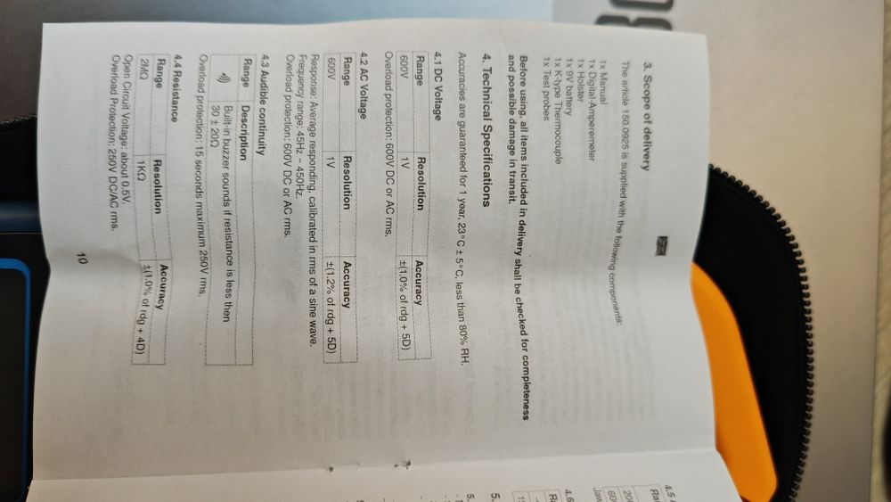 Clampmetru digital , ampermetru , multimetru