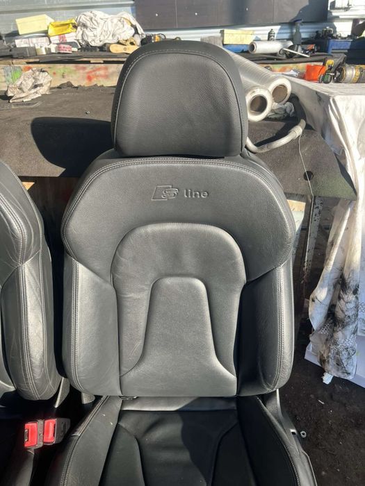 Кожен салон за Audi A5 8T Cabrio Кабрио мека кожа Sline подгрев ном244