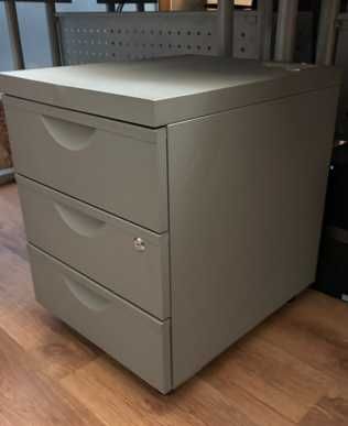 Rollbox IKEA, metalic, gri 50*40*50, cu roti