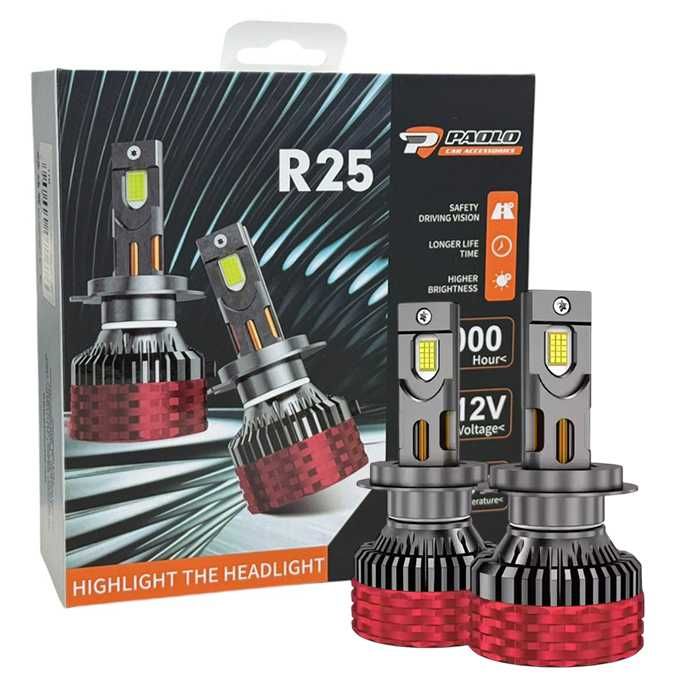 LED Крушки 9006 / HB4 65W CANBUS 6500K Диодни Крушки R25 Комплект 2бр