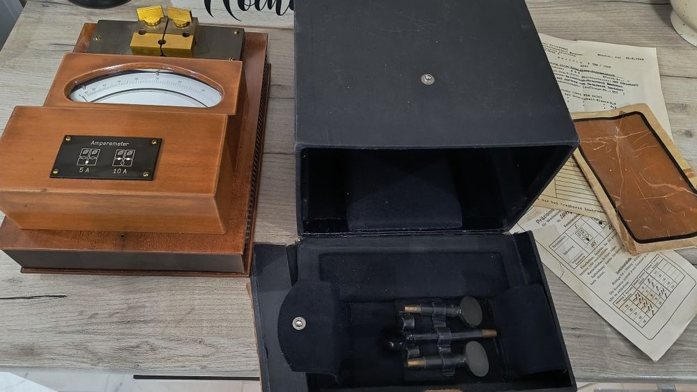 Aparat de măsură Ampermetru din anul 1948