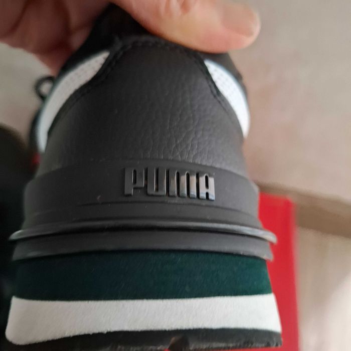 Почти нови Puma оригинални мъжки маратонки от естествена кожа - размер 43