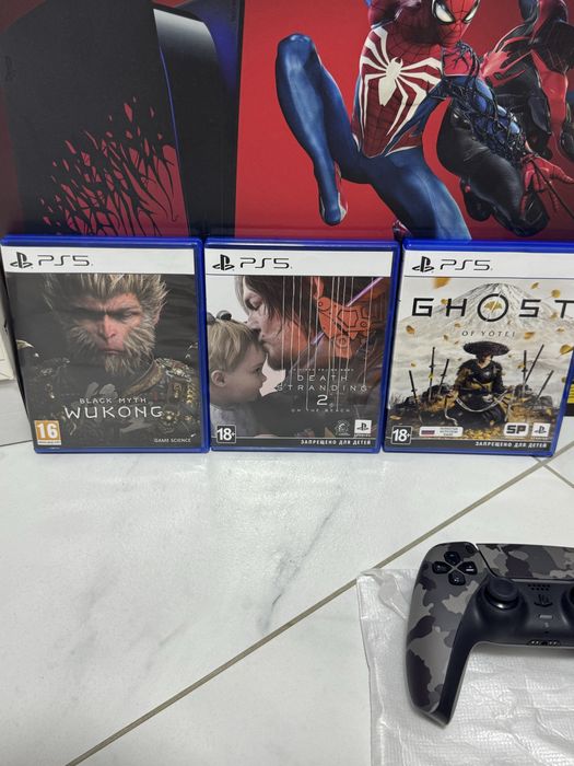 PS5 Limited Edition + 2 Геймпада + Топовые новинки