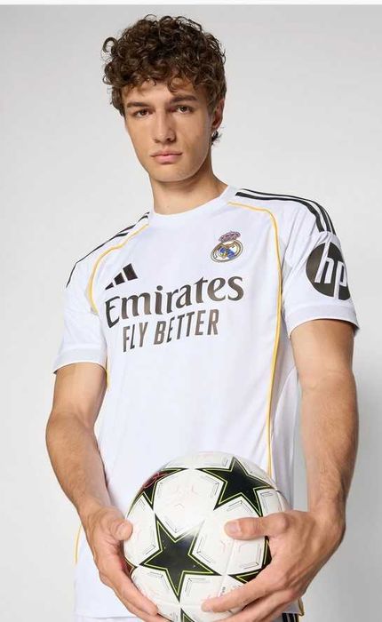 Tricou pentru fotbal REAL MADRID 25/26 HOME JERSEY - marimea S si XL