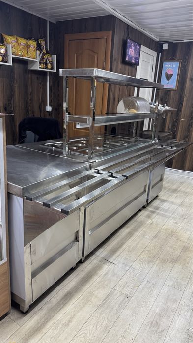 Линия раздачи, мармит, горячая линия