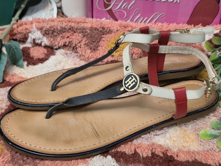 Tommy Hilfiger сандали от естествена кожа