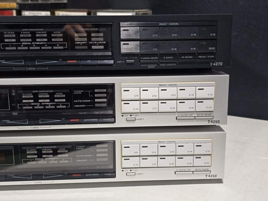 Radio tuner ONKYO INTEGRA T-4250 black, T-4270 argintiu,  hifi stereo