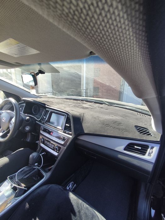 Накидка Алькантара на панель авто