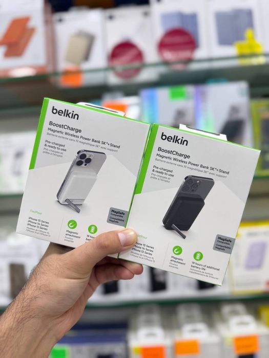 Belkin Qi2 Magnetic Power Bank 5000/10000mAh PD20W MagSafe ORG (MFi)