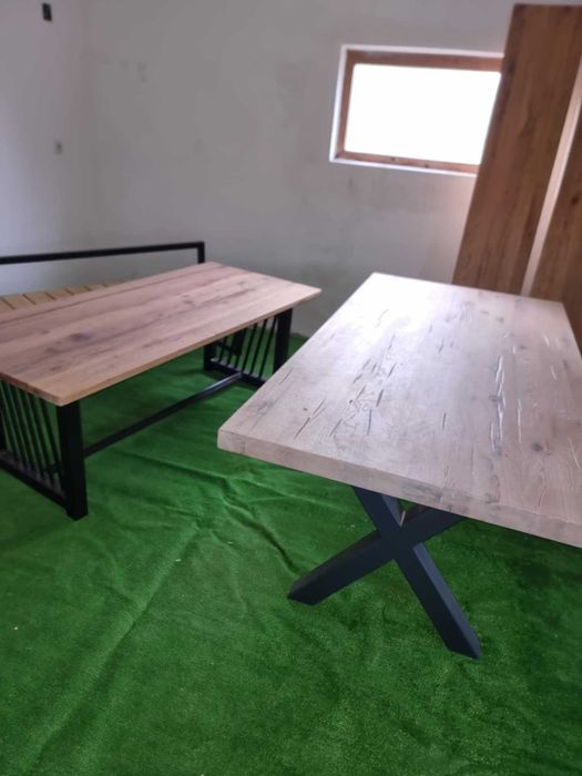 Masă din lemn masiv stejar