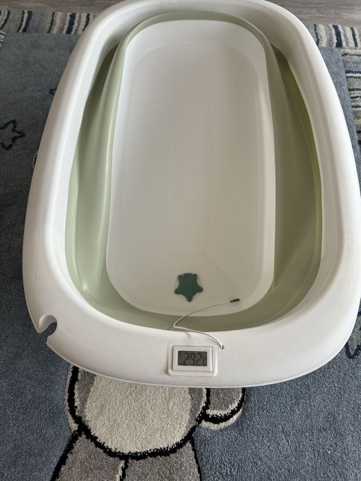 Cadita bebe cu termometru reglabila