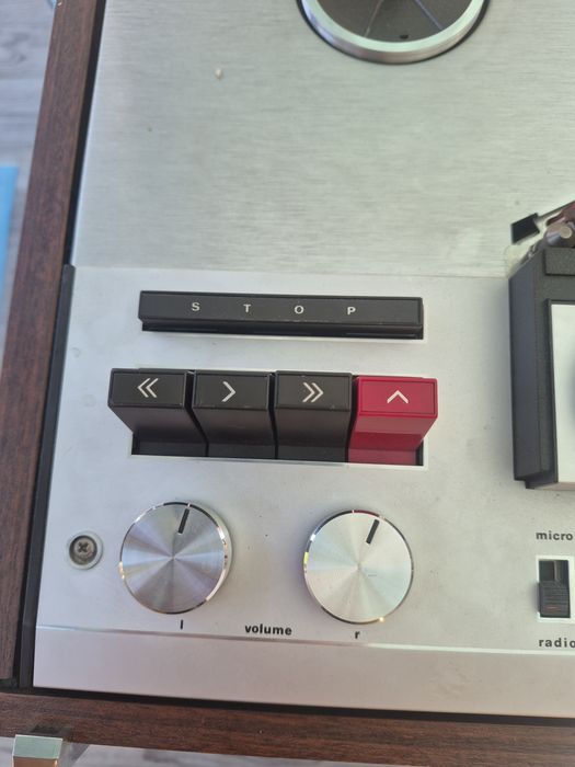 Magnetofon nemtesc  Telefunken 204 TS  de colectie fab 1966
