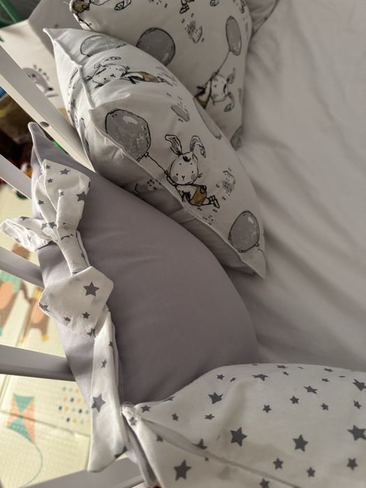 Бортики 12 шт почти новые кроватмас факат ястулари