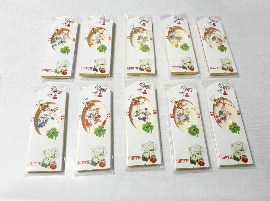 Reducere! Martisoare handmade unicat margele, diverse modele si culori