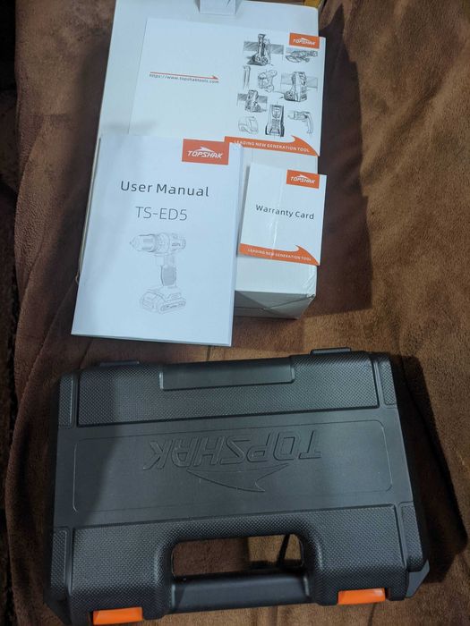 TOPSHAK TS-ED5 20V 13мм - Винтоверт с безчетков мотор