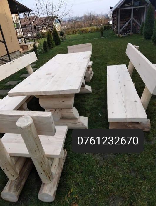 Leagăne cu băncuțe pentru copii sau fără și mese