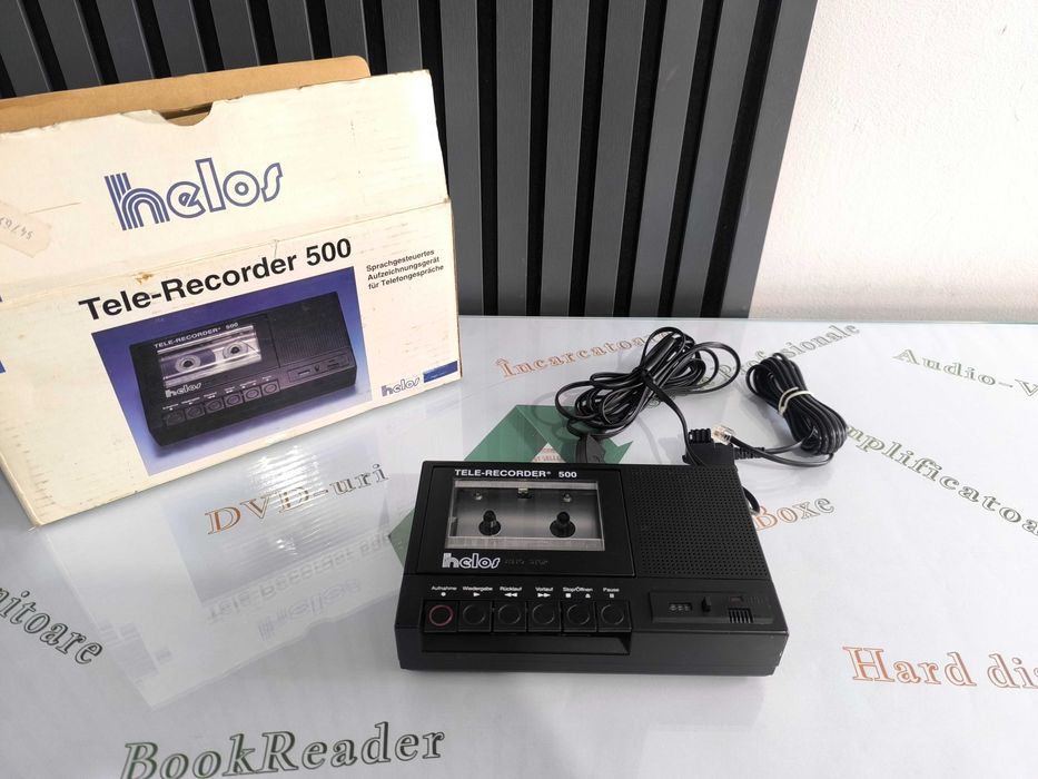 Helos Tele-Recorder 500 - Inregistrator Telefonic Caseta - Funcțional