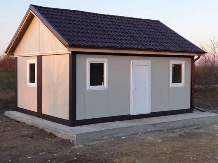 Vand casa modulara 6x9 moderna – montaj rapid