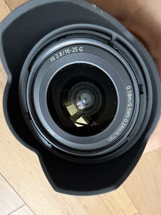 Obiectiv Sony FE 16-25mm f2.8 G impecabil, ca nou, garanție 2028