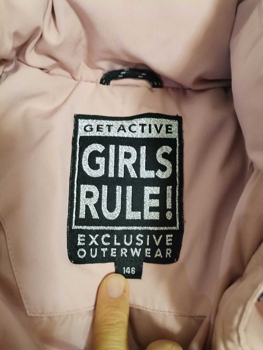 Детско зимно дълго яке за момиче