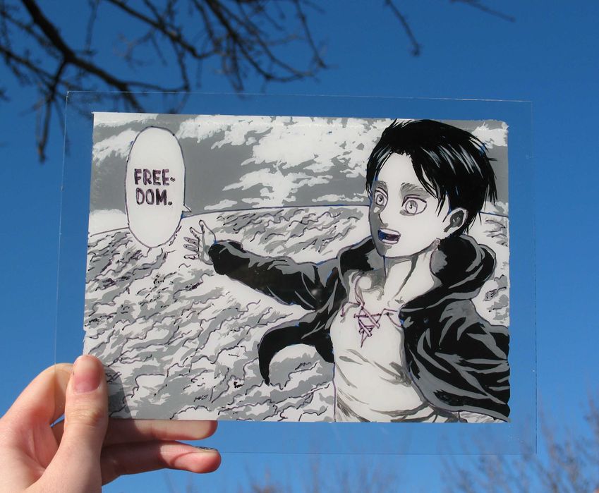 /Anime Glass Painting - Аниме картини на стъкло/