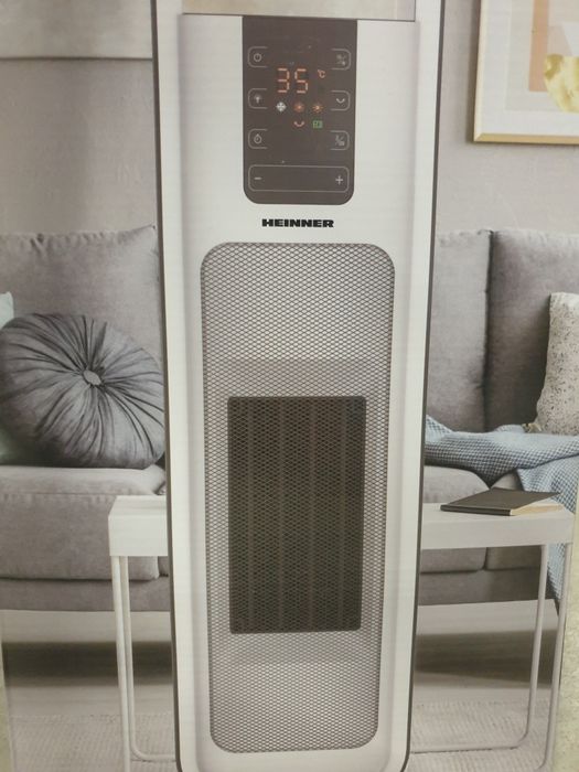 Radiator ceramic Heinner HCH-L2000WH, 2000 W, Display LED, Control tou