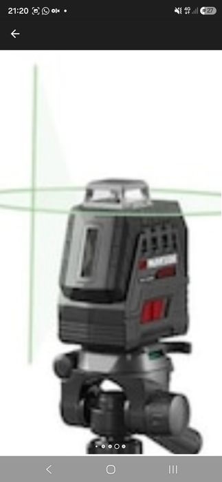 Laser verde PARKSIDE PERFORMANCE 4V HG08301  360  grade PKLLP B3 Nivela