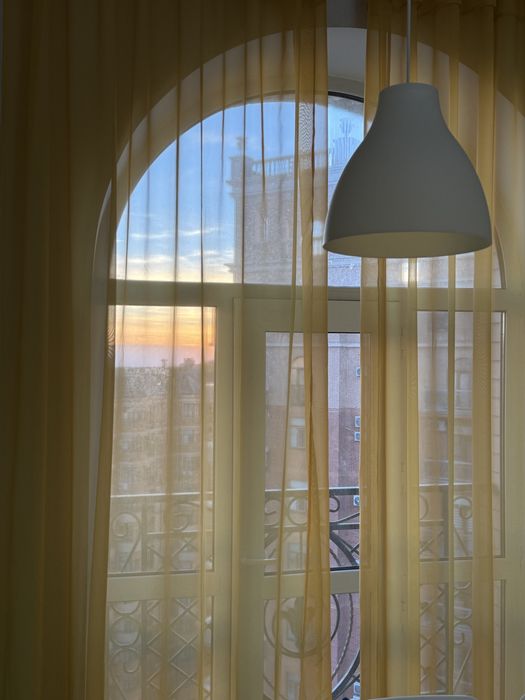 Продам желтую тюль