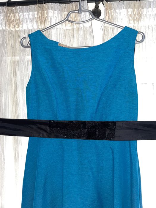 Rochie de seară, cu trenă sau cordon (2 moduri de purtare)