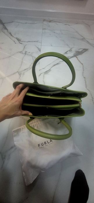 Furla чанта Tessa leather tote