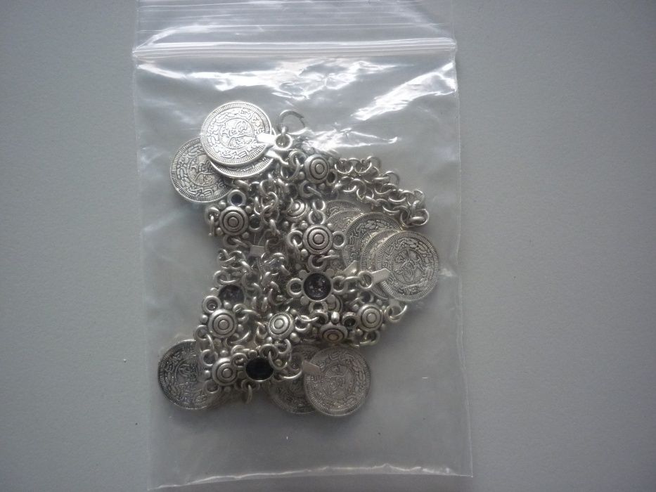 Накит за глава - етно диадема с пендари, имитация сребро