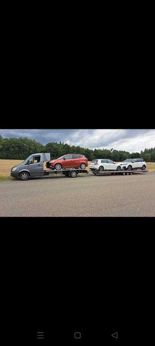 vand trailer remorca platforma auto Fitzel 2 pozitii