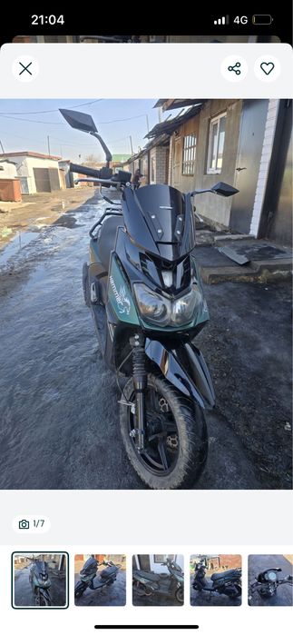 Продам скутер 125 куб на полном ходу