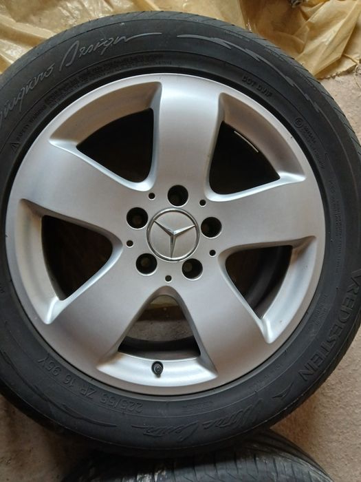 Оригинални Алуминиеви джанти 16цола за Mercedes w211-E class.w204-205-c-class-vito.viano.A-B-class.5×112.