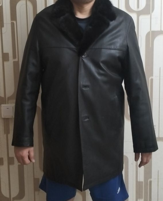 Мужская кожаная куртка