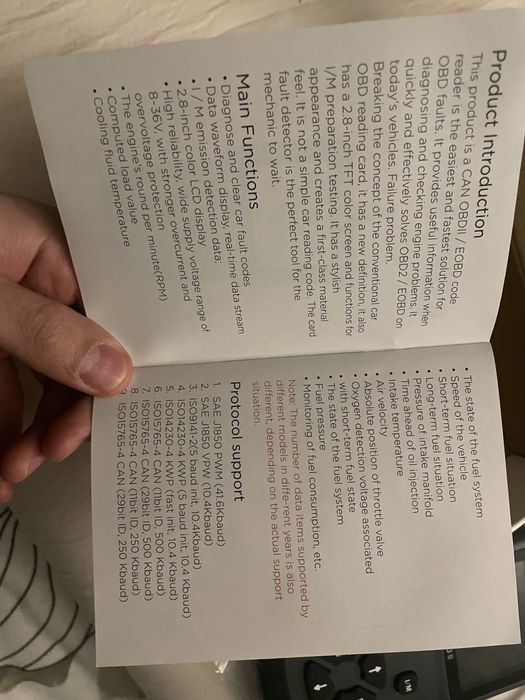 Продам универсальный сканер obd для авто