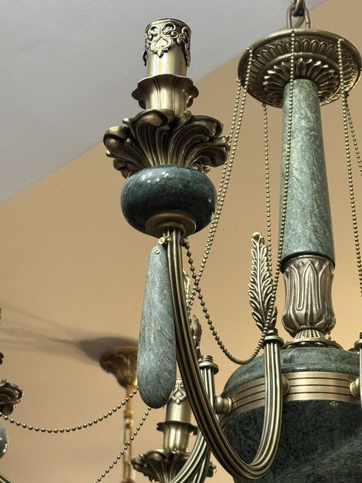 Candelabru- bronz- marmura