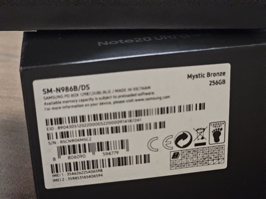 Vând Samsung note 20 ultra